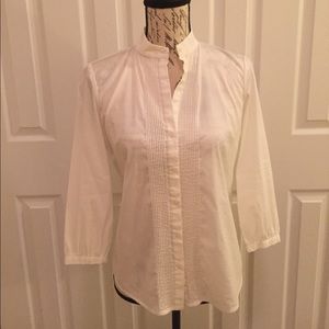 Banana Republic white button down shirt size S